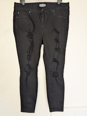 Torrid Women Jeans, Distressed Stretch High Rise Bombshell Skinny Jeans, 16S